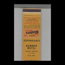 Matchbook Cover Hammer Motel Kearney, NE picture