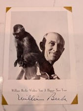 William Beebe - Vintage Signed Card (1930s) | Scientist & Explorer | Rare picture