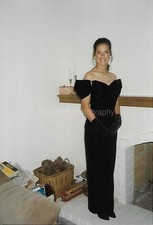 PROM GIRL Pretty Young Woman FOUND PHOTOGRAPH Color ORIGINAL Vintage 59 45 O picture