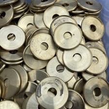 1 3/8 INCH UNF SOLID BRASS TURNED END CAP CHECK RING  1/8 IPS SLIP picture