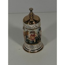 Vintage M A S R Capodimonte Italy Ceramic Cherub Table Lighter Evans USA picture