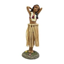 Hawaiian Hula Lady Dancing Dashboard Doll - 6.3