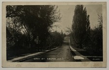 Colfax Washington WA Lake Street RPPC Vintage Real Photo Postcard picture