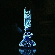 10'' Water Pipe Bong Perc Bong Smoking Hookah Heavy Glass Bongs w/ ICE catcher picture