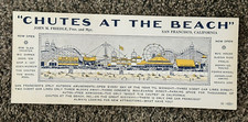CHUTES AT THE BEACH San Franciso CALIF Ink Blotter PLAYLAND AMUSEMENT PARK picture