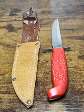 Vintage Jowika Republic Of Ireland Fixed Blade Hunting Knife / Original Sheath picture