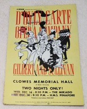 Vintage D'Oyly Carte Opera Co. The Mikado HMS Pinafore 22