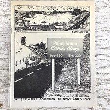 RARE Vintage 1986 vol. 1 signed Point Arena Comic News Dustin Smith Live Ink picture