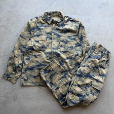 Turkish Army Tactical 2012 Blue Digital Camo Field Jacket Pants Set Ripstop picture