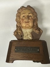 Vintage HANDEL Bust Portrait Figurine. Hand Crafted Painted. Anri Italy RARE picture