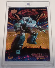 UPPER DECK TRANSFORMERS THE MOVIE 40TH SPECIAL EDITION KUP  #78/86 UNICRON GOLD picture