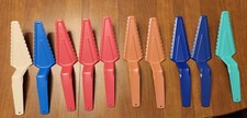 Tupperware Pie Cake Dessert Server Cut N Serve Serrated Edge New Choose Vintage  picture