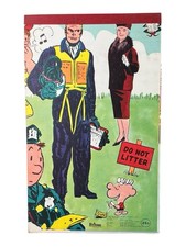 Vintage 1940's Steve Canyon Comic Strip Never Used Hytone Notebook Notepad picture