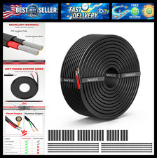 NAOEVO 18 Gauge Wire 2 Conductor, 18 Gauge Automotive Wire 12V Cable, 30FT picture