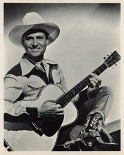 Gene Autry Cowboy Singer Guitar 8x10 Print Mid-Century Western Music Photo picture