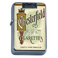Chesterfield Calligraphy Vintage Cigarette Oil Lighter picture