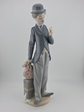 Lladro 5233 Charlie the Tramp Figurine Chaplin Juan Huerta Retired in 1988 EUC picture