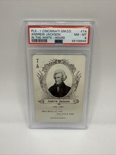 1900 PL9-1 CINCINNATI GM.CO. ANDREW JACKSON IN THE WHITE HOUSE PSA 8 NM-MT picture