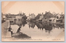 Saint-Lô Vire River Towpath View ND Phot French City Postcard c1910s picture