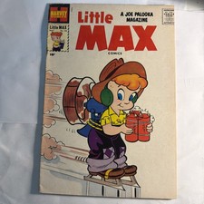 Little Max #56 1958-Harvey-Joe Palooka-ice skate cover-Max & Beanstalk-FN picture