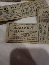 1924 Krug Park Omaha NE Manley Day 9 Complete Tickets Coupons Rare Nebraska picture