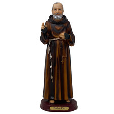Padre Pio 12 Inch Resin Statue Imagen Finely Made Detailed 4656 picture
