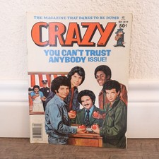 Vintage CRAZY Magazine Welcome Back Kotter TV Parody Cover #29 Sept. 1977 Issue picture