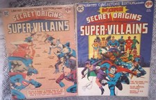 DC Collectors Edition Lot C-39 C-45 Lot Secret Origins Super Villains Joker Cold picture