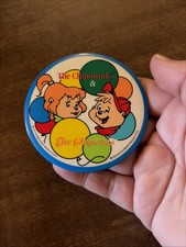 Vntg 1983 The Chipmunks & Chipettes Button Pin Karmon Ross Bagda Sarian Swag HTF picture
