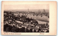 Vintage Florence Italy Piazzale Michelangelo Panorama postca picture
