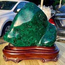 18.93LB TOP Natural Malachite crystal quartz Mineral specimen Reiki gem picture