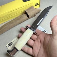 RARE Limited Edition Buck 119 Special Cow bone Knife picture