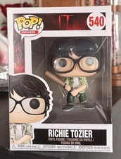 VAULTED Funko Pop Movies IT: RICHIE TOZIER (Holding Bat) #540 w/HARD STACK picture