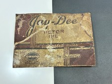 Jay-Dee Motor Oil, The DeLong CO Pennsylvania Oil 2-SIDED Metal Sign 14 x 9-3/4