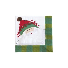 VIETRI OLD SAINT NICK BEVERAGE NAPKINS SET OF 20 PC OSN-1805B.NEW IN BOX picture