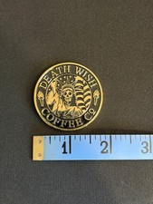 Death Wish Coffee collectible patches coins pins picture