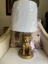 New French Bulldog Cute Gold Lamp .Table Lamp picture