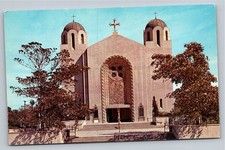 St. Sophia Cathedral Los Angeles CA 1950s Byzantine Church Postcard picture