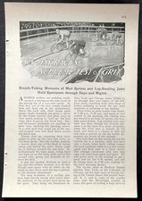 “Six-Day Bicycle Races Supreme Test of Grit” 1926 article Madison Square Garden picture