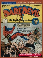 Daredevil (Golden Age) #4: Vintage Superhero Comic Book | October 1941 picture
