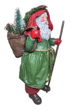 7” Santa Ornament Clothique Possible Dreams Red Coat St Nick picture