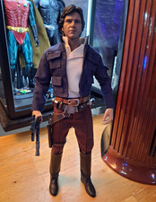 1/6 Hot Toys Star Wars Han Solo  New Hope Figure in Empire Strikes Back Outfit.  picture