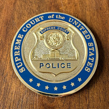 Supreme Court of the United States Police Department Challenge Coin U.S. picture