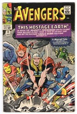 Avengers 12 1965 Marvel Comics VG+ 4.5 Captain America Iron Man Wasp Thor picture