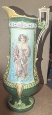 Vintage Majolica Style Ewer or Pitcher (Stamped 11209) picture