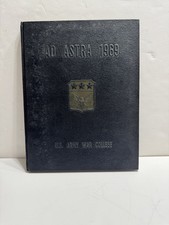 Vintage Ad Astra 1969 United States Army War College Yearbook picture