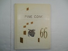 Yearbook, Jefferson Academy, Jefferson Texas, 1966, Pine Cone, Hardcover picture