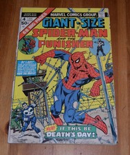 Giant-Size Spider-Man #4 3rd Punisher 1st Moses Magnum Marvel 1975 Ross Andru picture