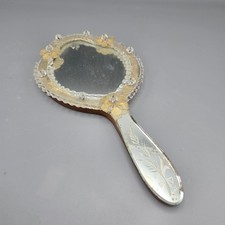Vintage Murano Glass Hand Mirror picture