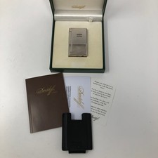 AUTHENTIC NOS Davidoff S.T Dupont Palladium Cigar Lighter Jetflame Box Brushed picture